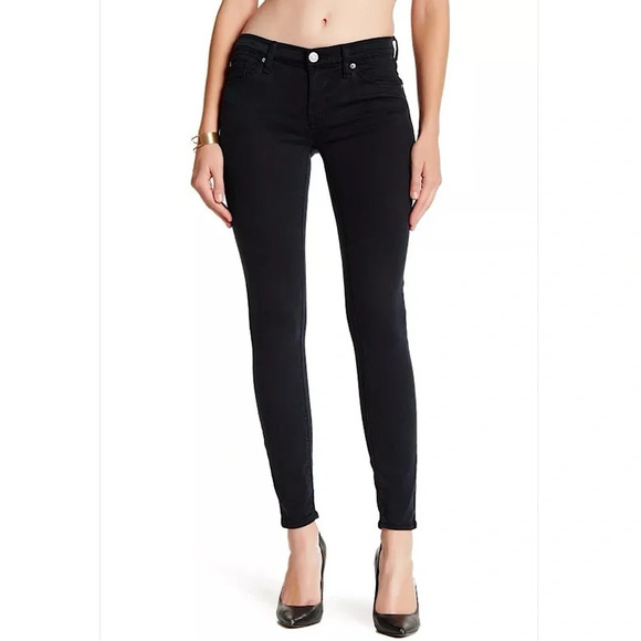 HUDSON Jeans Elle Mid Rise Ankle Krista Super Skinny Dark Wash  Women's SZ 26 - Picture 1 of 11